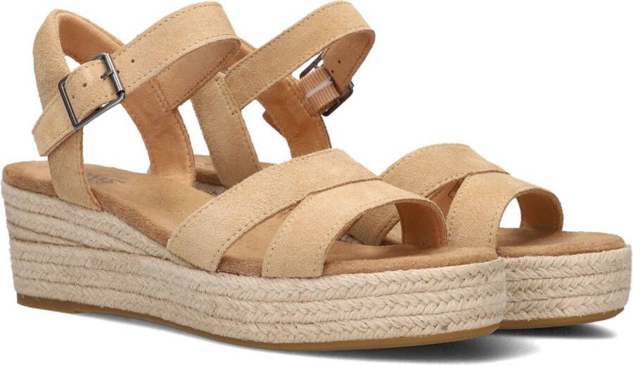 TOMS Sandalen Dames Audrey Maat: 41 Materiaal: Suède Kleur: Camel