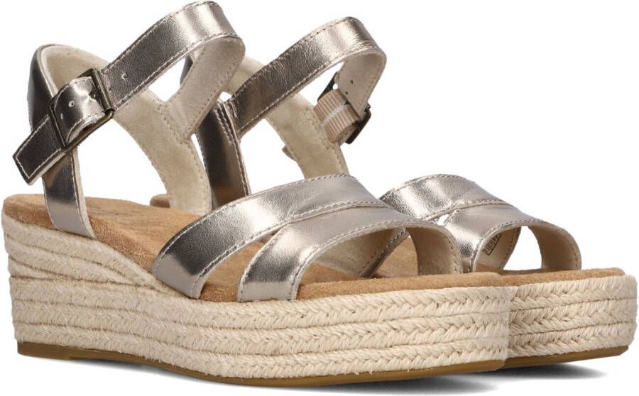 TOMS Sandalen Dames Audrey Met Maat: 39 Materiaal: Leer Kleur: Goud