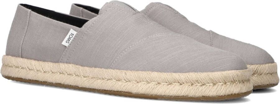 TOMS Instappers Heren Alp Rope 2.0 Maat: 41 Materiaal: Canvas Kleur: Grijs