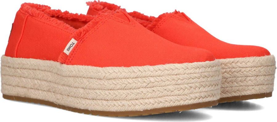 TOMS Espadrilles Dames Valencia Maat: 42 5 Materiaal: Textiel Kleur: Oranje