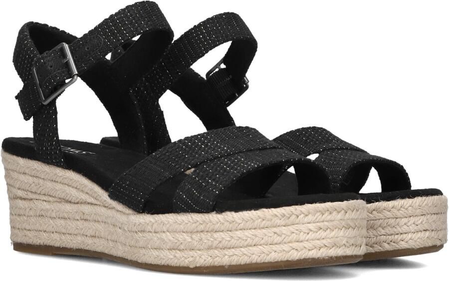 TOMS Sandalen Dames Audrey Maat: 37 Materiaal: Textiel Kleur: Zwart