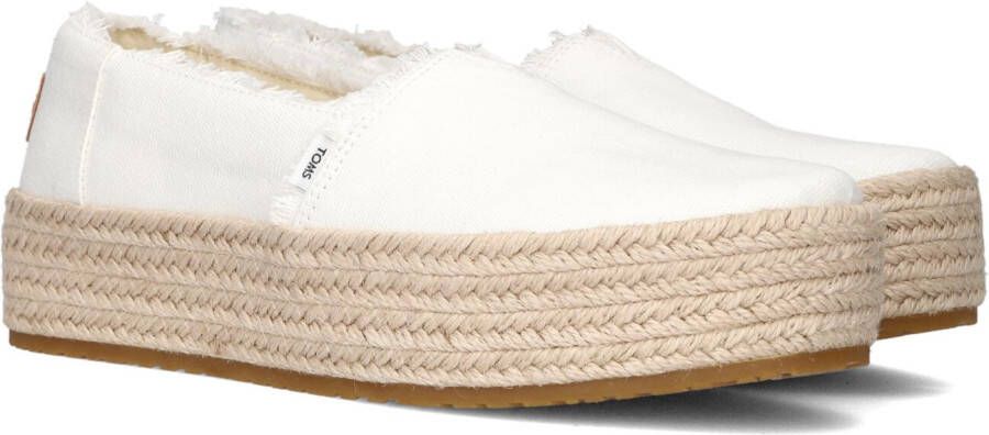 TOMS Espadrilles Dames Valencia Maat: 37 Materiaal: Canvas Kleur: Wit