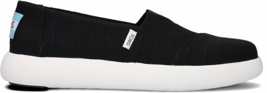 TOMS Instappers Dames Alpargata Mallow Maat: 37 5 Materiaal: Canvas Kleur: Zwart