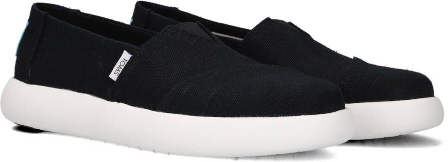 TOMS Instappers Dames Alpargata Mallow Maat: 37 5 Materiaal: Canvas Kleur: Zwart