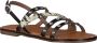 Ton & Ton Sh709 Sandalen Meisjes Kids Zwart - Thumbnail 1