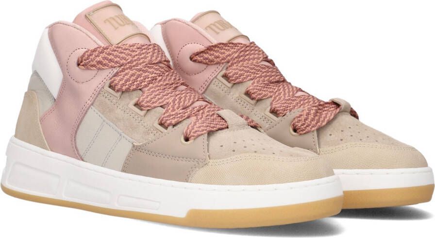 Toral Beige Suede High Top Sneakers Nick Multicolor Dames Schoenen