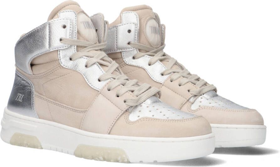 Bruin Tinten Ruja 2 Hoge sneakers Dames Beige