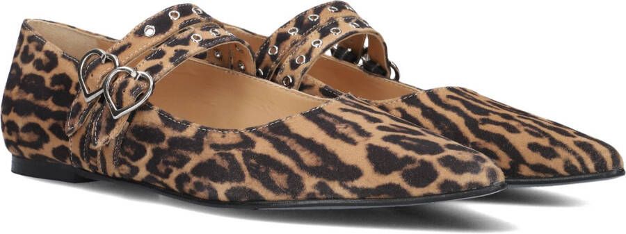 TORAL Ballerina Dames Coeur Maat: 43 Materiaal: Suède Kleur: Bruin