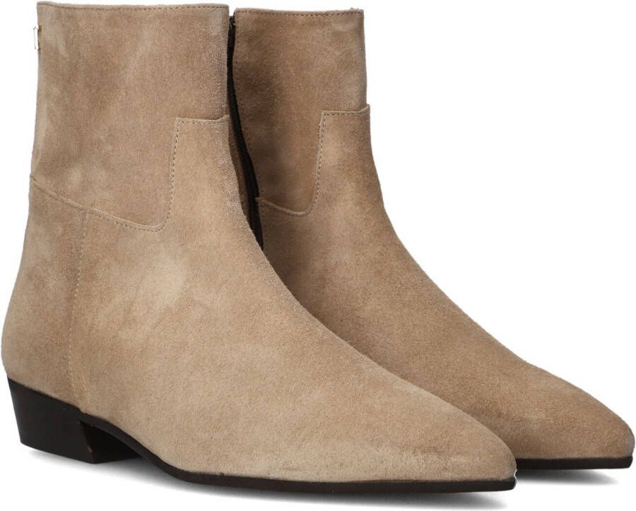 Toral Belinda Enkellaarsjes Enkelboots met rits Dames Camel