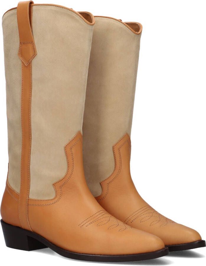 TORAL Cowboylaarzen Dames 12827 Maat: 38 Materiaal: Suède Kleur: Camel