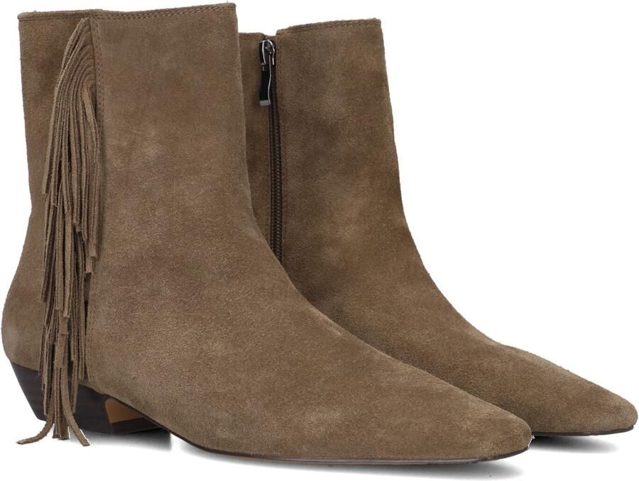 TORAL Enkellaarsjes Dames Linette Maat: 38 Materiaal: Suède Kleur: Taupe