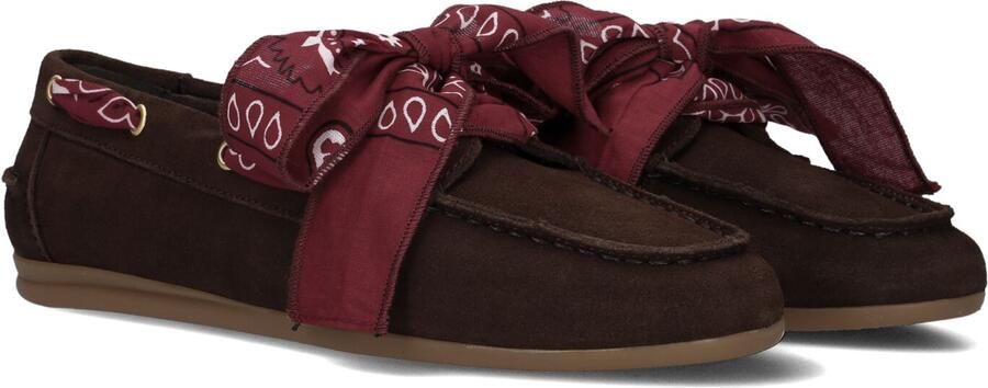 TORAL Mocassins Dames Nahua Bandana Maat: 42 Materiaal: Suède Kleur: Bruin