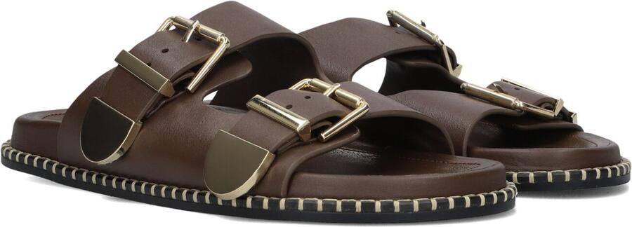 TORAL Slippers Dames Hidra Maat: 42 Materiaal: Leer Kleur: Bruin