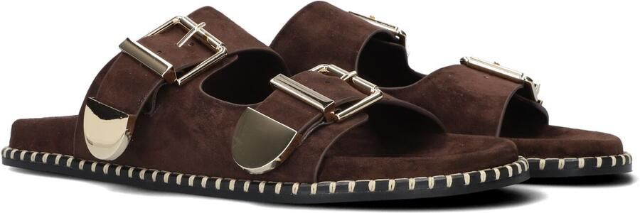 TORAL Slippers Dames Hidra Maat: 43 Materiaal: Suède Kleur: Bruin