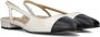 TORAL Slingbacks Dames Luisa Maat: 42 Materiaal: Leer Kleur: Wit - Thumbnail 1