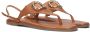 TwinSet Milano 231tcp12a Sandalen Dames Cognac - Thumbnail 1