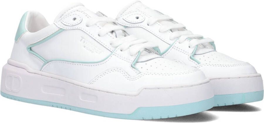 Twinset Lage Top Mode Sneaker Wit Blauw White Dames