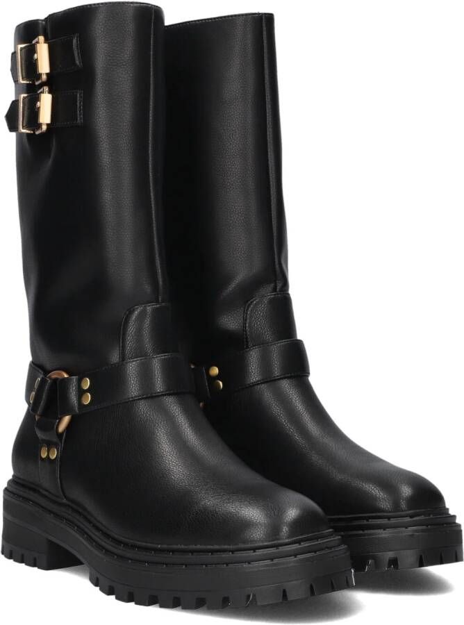 TWINSET MILANO Boots Dames 242tcp076 Maat: 39 Materiaal: Leer Kleur: Zwart