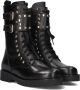 TWINSET MILANO Veterboots Dames 242tcp082 Maat: 40 Materiaal: Leer Kleur: Zwart - Thumbnail 1