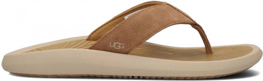 UGG Teenslippers Heren M Brookside Ii Flip Maat: 48 5 Materiaal: Suède Kleur: Bruin