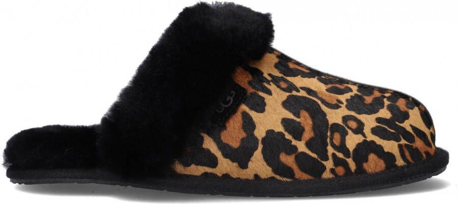 Ugg W Scuffette Ii Panther Print voor Dames in Butterscotch