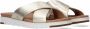 Ugg Kari Metallic Slide Sandalen voor Dames in Gold | Leder - Thumbnail 5