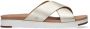 Ugg Kari Metallic Slide Sandalen voor Dames in Gold | Leder - Thumbnail 6