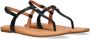 Ugg Madeena Flip Flop voor Dames in Black - Thumbnail 3