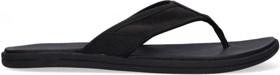 Ugg Seaside Leather-teenslipper voor heren in Black