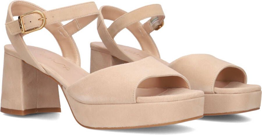 UNISA Sandalen Dames Ney Maat: 41 Materiaal: Suède Kleur: Beige