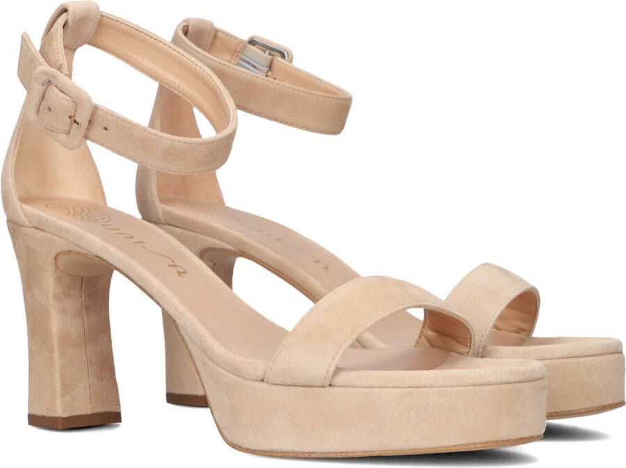 Unisa Beige Retro Sandal Olice Beige Dames