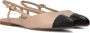 UNISA Slingbacks Dames Asley Maat: 41 Materiaal: Leer Kleur: Beige - Thumbnail 1