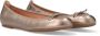 Unisa Bronzen Metallic Ballerina Schoenen Brown Dames - Thumbnail 1