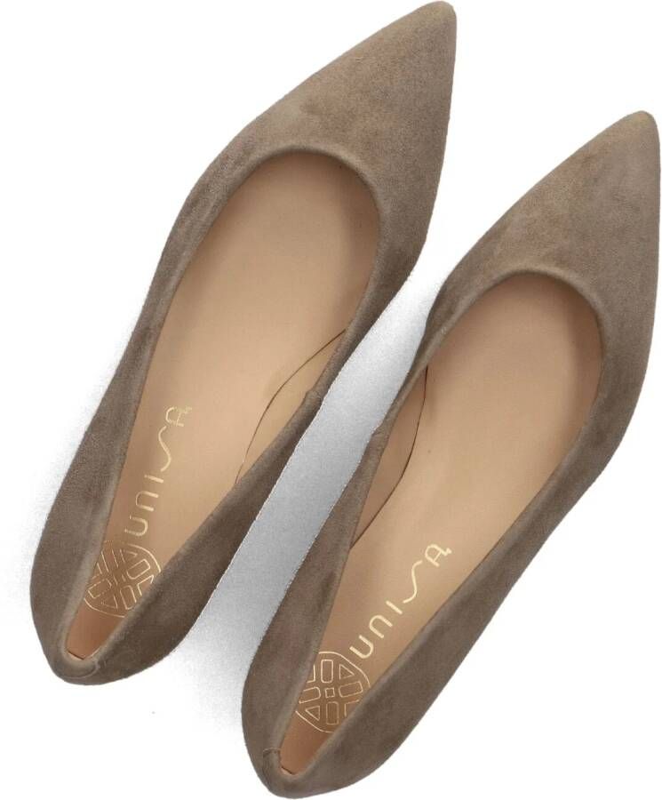 UNISA Pumps Dames Jasul Maat: 36 Materiaal: Suède Kleur: Taupe