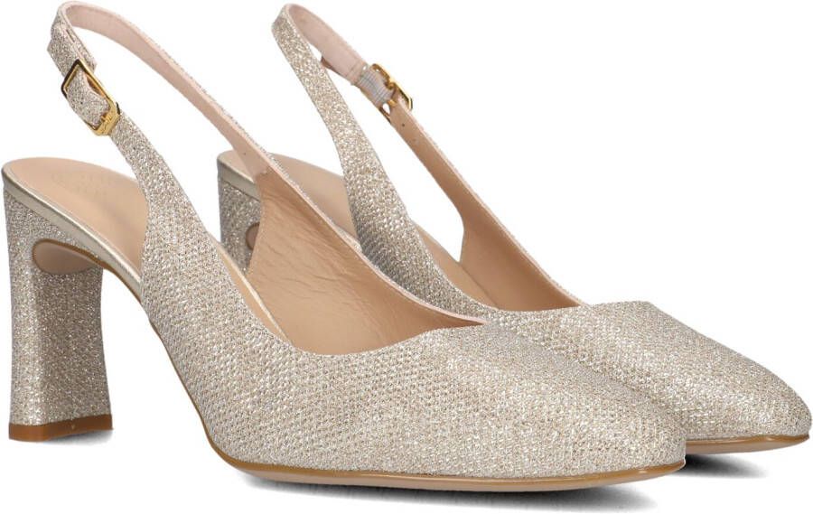 UNISA Slingbacks Dames Winna Maat: 38 5 Materiaal: Textiel Kleur: Goud