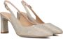 UNISA Slingbacks Dames Winna Maat: 38 5 Materiaal: Textiel Kleur: Goud - Thumbnail 1