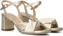 Unisa Gouden Slingback Sandalen Medway Stijl Yellow Dames - Thumbnail 1