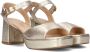 UNISA Sandalen Dames Ney Maat: 37 Materiaal: Leer Kleur: Goud - Thumbnail 1