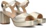 Unisa Gouden elegante sandalen met blokhak Yellow Dames - Thumbnail 1