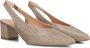 UNISA Slingbacks Dames Jensen Maat: 38 Materiaal: Textiel Kleur: Goud - Thumbnail 1