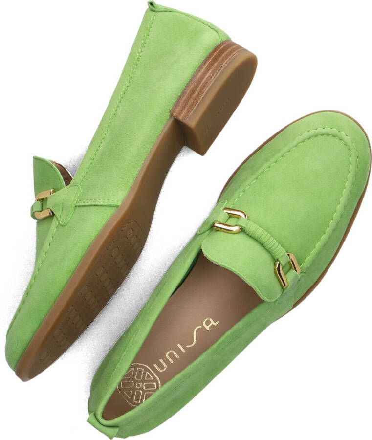 UNISA Loafers Dames Daneri Maat: 39 Materiaal: Suède Kleur: Groen