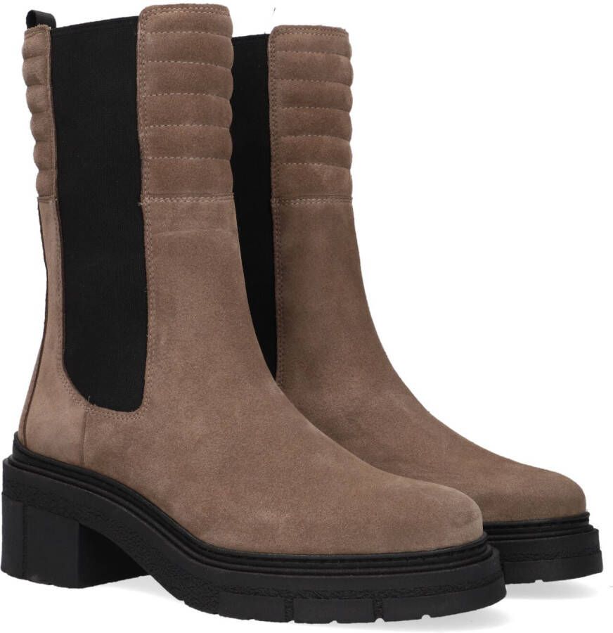 UNISA Chelsea Boots Dames Jina Maat: 37 Materiaal: Suède Kleur: Taupe