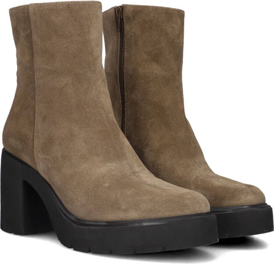 UNISA Enkelboots Dames Khan Maat: 39 Materiaal: Suède Kleur: Taupe