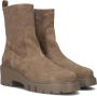 Bruin Tinten Jofo Enkelboots Enkellaarsjes Dames Taupe - Thumbnail 1