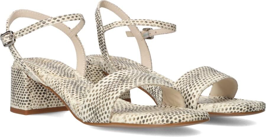 UNISA Sandalen met Hak Dames Kiala Maat: 36 Materiaal: Leer Kleur: Beige