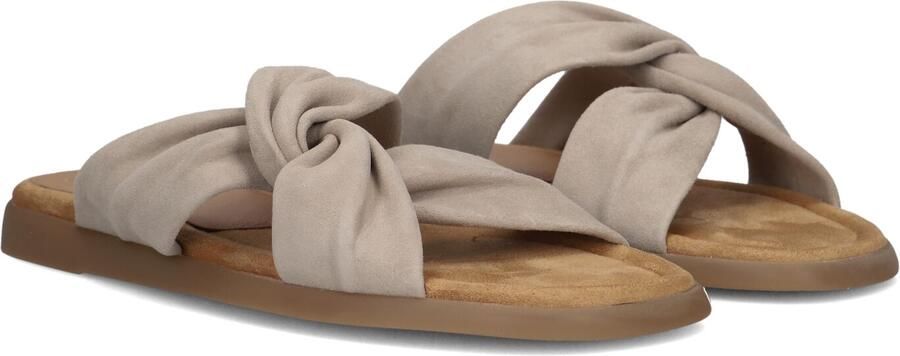 UNISA Teenslippers Dames Camby Maat: 38 Materiaal: Suède Kleur: Beige
