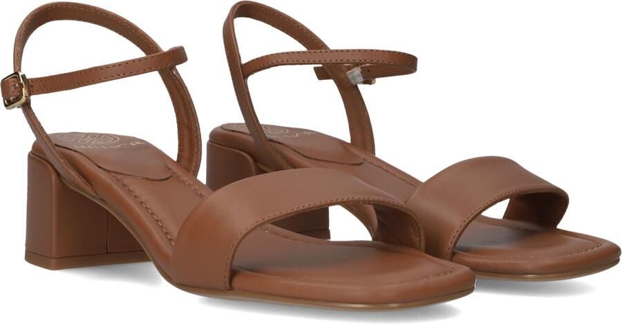 UNISA Sandalen met Hak Dames Kiala Maat: 36 Materiaal: Leer Kleur: Camel