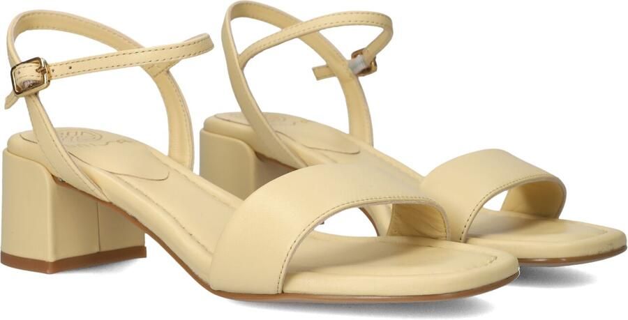 UNISA Sandalen met Hak Dames Kiala Maat: 41 Materiaal: Leer Kleur: Butter yellow