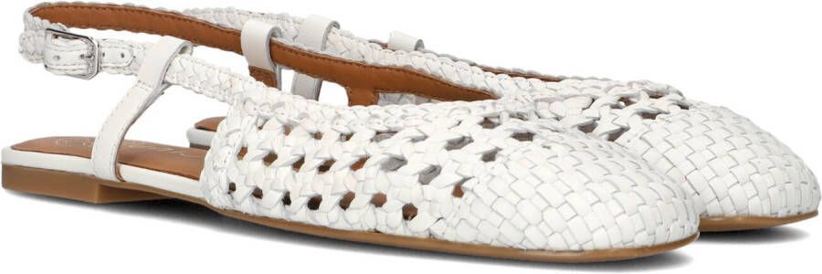 Unisa Witte Slingback Schoenen voor Dames White Dames