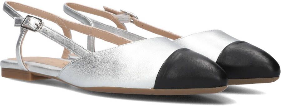 UNISA Slingbacks Dames Asley Maat: 40 Materiaal: Leer Kleur: Zilver